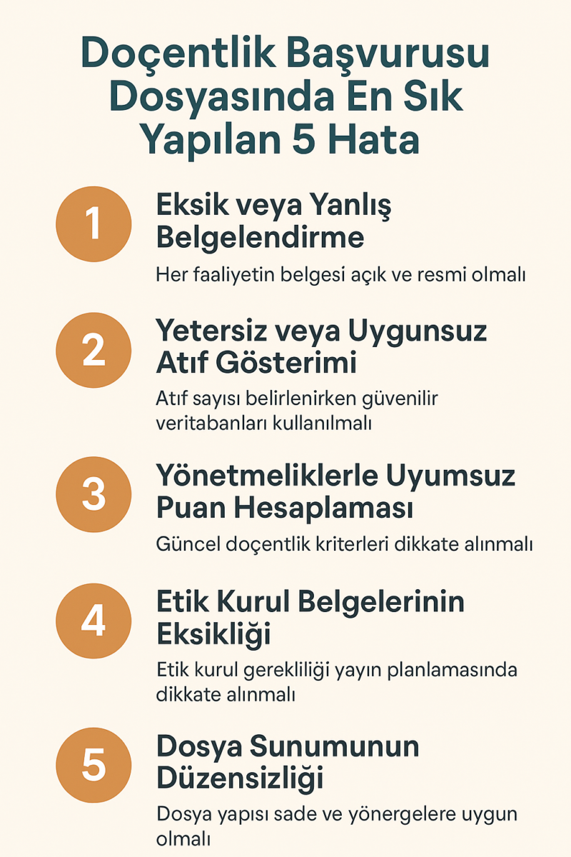 doçentlik ret sebepleri